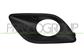 FRONT BUMPER GRILLE LEFT-BLACK-TEXTURED FINISH-WITH FOG LAMP HOLE