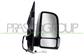 DOOR MIRROR RIGHT-ELECTRIC-HEATED-BLACK-WITH LAMP-SHORT ARM-CONVEX-7 PINS