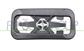 MIRROR GLASS BASE LEFT-LOWER-CONVEX-CHROME