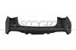 REAR BUMPER-BLACK-SMOOTH-FINISH TO BE PRIMED-WITH CUTTING MARKS FOR PARK ASSIST