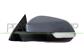 DOOR MIRROR LEFT-ELECTRIC-PRIMED-HEATED-WITH LAMP-CONVEX-6 PINS