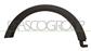 FRONT WHEEL-ARCH EXTENSION LEFT-WITH CUTTING MARKS FOR PDC-BLACK-TEXTURED FINISH