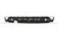 REAR BUMPER SPOILER-BLACK-TEXTURED FINISH-WITH PDC HOLES+SENSOR HOLDERS-WITH SINGLE EXHAUST ON LEFT SIDE MOD. 3 DOOR