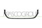 RADIATOR GRILLE MOLDING-UPPER-BLACK-GLOSSY
