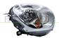 HEADLAMP RIGHT H4 ELECTRIC-WITH MOTOR-AMBER LAMP