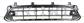 FRONT BUMPER GRILLE-CENTRE-BLACK-TEXTURED FINISH-WITH PDC+SENSOR HOLDER