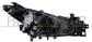 HEADLAMP LEFT H7+H7 ELECTRIC-WITH MOTOR-LED-BLACK