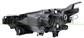 HEADLAMP LEFT H11+H15 ELECTRIC-WITHOUT MOTOR