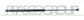 TAILGATE GAS SPRING RIGHT/LEFT - 430 N - L 535 mm - S 229 mm - Ø 18 mm - Ø 8 mm