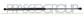 TAILGATE GAS SPRING RIGHT/LEFT - 430 N - L 535 mm - S 229 mm - Ø 18 mm - Ø 8 mm