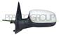DOOR MIRROR LEFT-CABLE-PRIMED-ASPHERICAL-CHROME