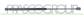 TAILGATE GAS SPRING RIGHT/LEFT - 370 N - L 472 mm - S 195 mm - Ø 18 mm - Ø 8 mm