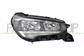 HEADLAMP RIGHT H7+H15-ELECTRIC-WITH MOTOR