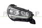 HEADLAMP RIGHT H7+H15-ELECTRIC-WITH MOTOR
