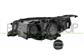 HEADLAMP RIGHT H7+H15-ELECTRIC-WITH MOTOR