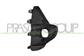 FRONT BUMPER GRILLE LEFT-BLACK-WITH FOG LAMP HOLE