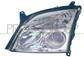 OPTICA IZQUIERDA H7+H7 ELECTRICA-SIN MOTOR-CROMADA
