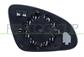 MIRROR GLASS BASE LEFT-CONVEX-HEATED-CHROME