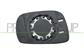 MIRROR GLASS BASE RIGHT-HEATED-CONVEX-CHROME