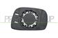 MIRROR GLASS BASE LEFT-HEATED-ASPHERICAL-CHROME