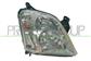 OPTICA DERECHA H1+H7 ELECTRICA-SIN MOTOR