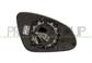 MIRROR GLASS BASE LEFT-HEATED-ASPHERICAL-CHROME