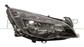 OPTICA DERECHA H7+H7 ELECTRICA-CON MOTOR-CON LED