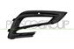 FRONT BUMPER GRILLE LEFT-BLACK-WITH FOG LAMP HOLE