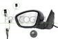 RETROVISORE SINISTRO-ELETTRICO-CON PRIMER-TERMICO-CHIUDIBILE-CON FANALE-CON LUCE CORTESIA-CON BLIS-CONVESSO-12 PINS