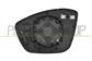MIRROR GLASS BASE RIGHT-HEATED-WITH BLIS-CONVEX