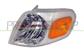 BLINKER VORNE LINKS-WEISS-OHNE FASSUNG