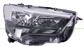 HEADLAMP RIGHT H7+H1 ELECTRIC-WITH MOTOR-WITH DAY RUNNING LIGHT-LED