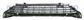 FRONT BUMPER GRILLE-CENTRE-BLACK-WITH PDC+SENSOR HOLDERS
