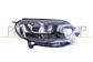 OPTICA DERECHA H1+H7 ELECTRICA-CON MOTOR-NEGRA