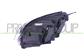 OPTICA DERECHA H1+H7 ELECTRICA-CON MOTOR-NEGRA