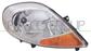 HEADLAMP RIGHT H4 ELECTRIC-WITH MOTOR-AMBER LAMP