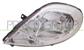 HEADLAMP LEFT H4 ELECTRIC-WITH MOTOR-CLEAR LAMP