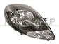 HEADLAMP RIGHT H4 ELECTRIC-WITHOUT MOTOR-BLACK