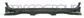REAR BUMPER-BLACK-TEXTURED FINISH-WITH CUTTING MARKS FOR PDC MOD. LONG WHEELBASE