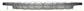 REAR BUMPER MOLDING-CENTRE-BLACK-TEXTURED FINISH