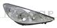 HEADLAMP RIGHT H1+H7 ELECTRIC-WITH MOTOR-CHROME