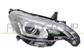 SCHEINWERFER RECHTS-HIR2-PY21W-MIT LWR-OHNE MOTOR-SCHWARZ-LED