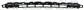 FRONT BUMPER GRILLE-UPPER-WITH CHROME MOLDING