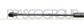 TAILGATE GAS SPRING RIGHT/LEFT - 460 N - L 470 mm - S 185 mm - Ø 18 mm - Ø 8 mm MOD. SPOILER