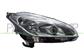 HEADLAMP RIGHT H7+H7+PY21W ELECTRIC-WITHOUR MOTOR-WITH DAY RUNNING LIGHT-BLACK-LED