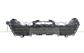 REAR BUMPER MOLDING-CENTRE-BLACK-GLOSSY-WITH PDC+SENSOR HOLDERS