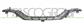 FRONT BUMPER GRILLE-CENTRE-BLACK