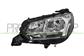PROIETTORE SINISTRO H9+H18-ELETTRICO-CON MOTORE-SENZA LUCE DIURNA-VERSIONE VALEO