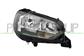 HEADLAMP RIGHT H9+H18-ELECTRIC-WITH MOTOR-WITHOUT DAY RUNNING LIGHT-VALEO TYPE