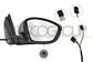 DOOR MIRROR RIGHT-ELECTRIC-PRIMED-HEATED-FOLDABLE-WITH SENSOR-WITH LAMP-CONVEX-10 PINS